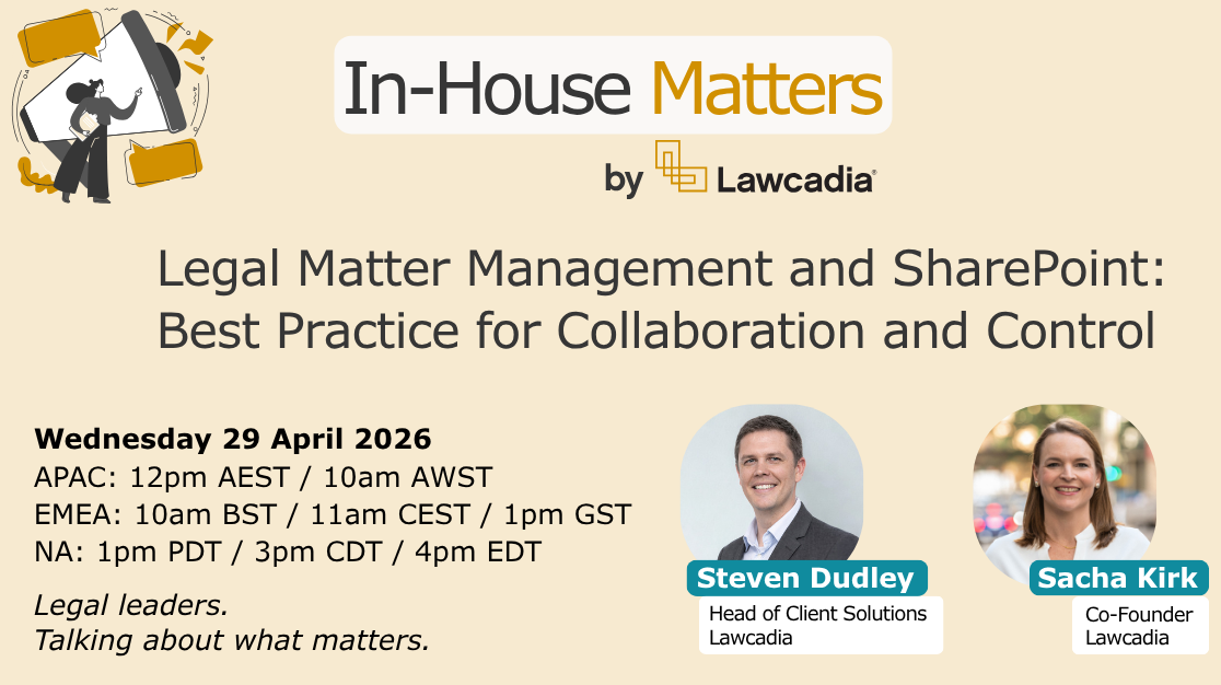 Legal Matter Management and SharePoint