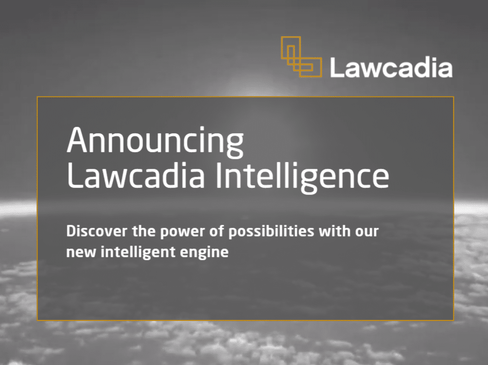 Lawcadia Intelligence Announcement
